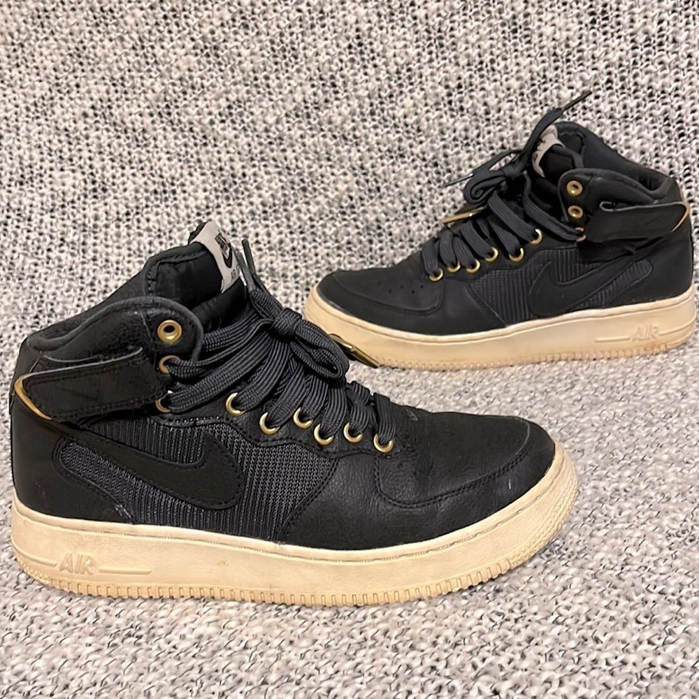 Nike Air force 1 af1 gold hardware